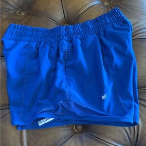 Varsity cheer Royal Blue Athletic Running Shorts